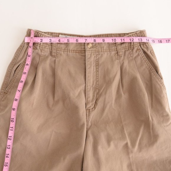 Vintage Northern Reflections Brown Paper Bag Waist Pants Size 7/8 - Picture 5 of 10